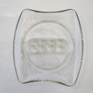 Vintage MCM Holiday Inn glass ashtray